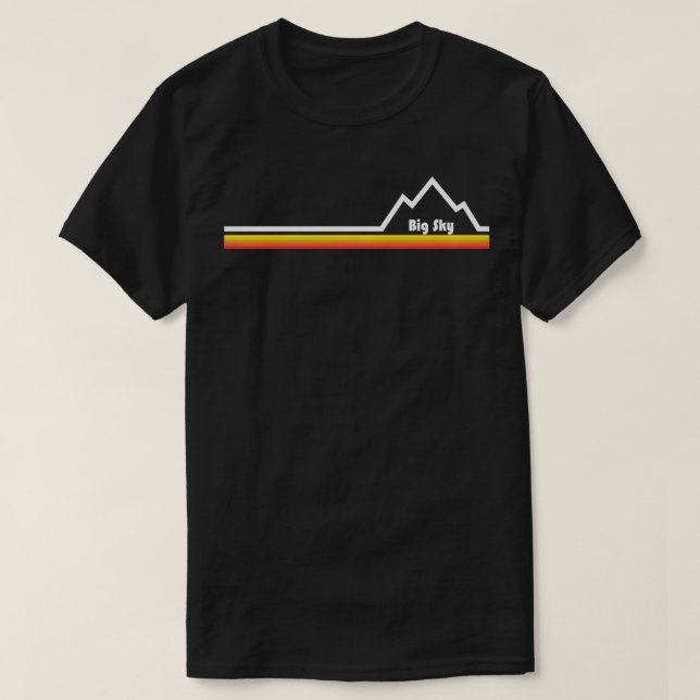 Big Sky Montana T-Shirt (Design vorne)