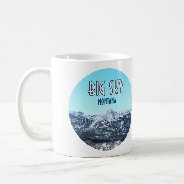 Big Sky Montana Vintag Kaffeetasse (Links)