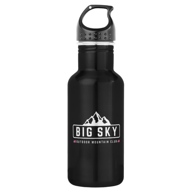 Big Sky Outdoor Edelstahlflasche (Vorderseite)