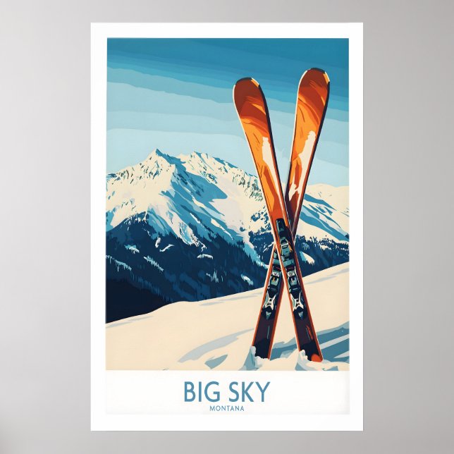 Big Sky Poster Montana 1 (Vorne)