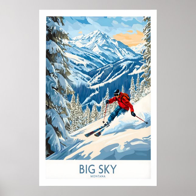Big Sky Ski Poster 1 (Vorne)