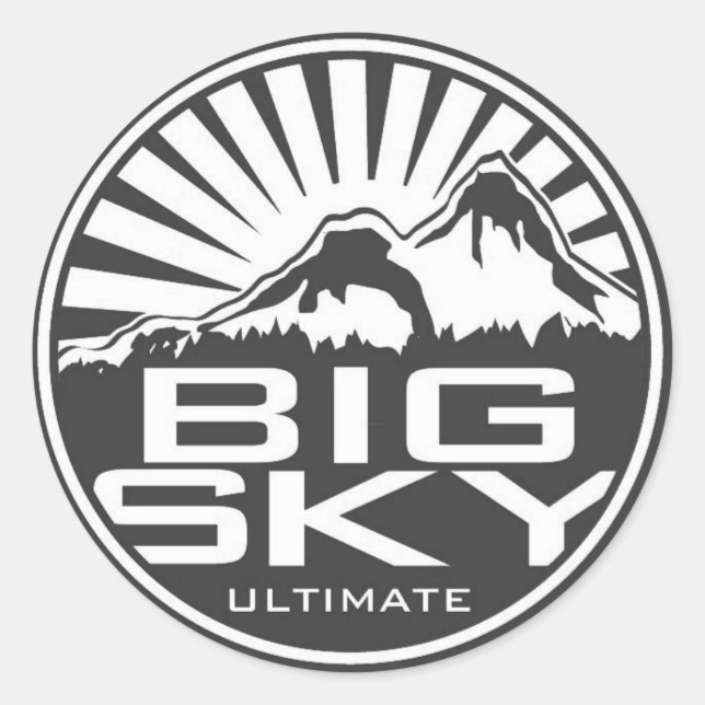Big Sky Ultimate Sticker (Vorderseite)