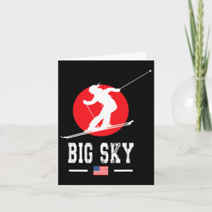 Big Sky US Ski Resort Rocky Mountains American Sk Karte