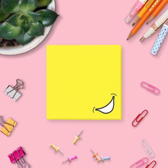 Big Smile Post - Notizen (Big Smile Post It Notes Yellow)