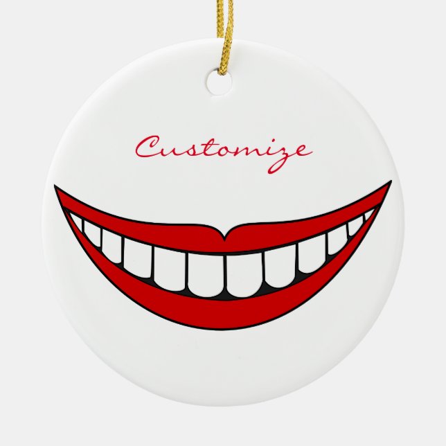 Big Smile Thunder_Cove Keramik Ornament (Vorne)