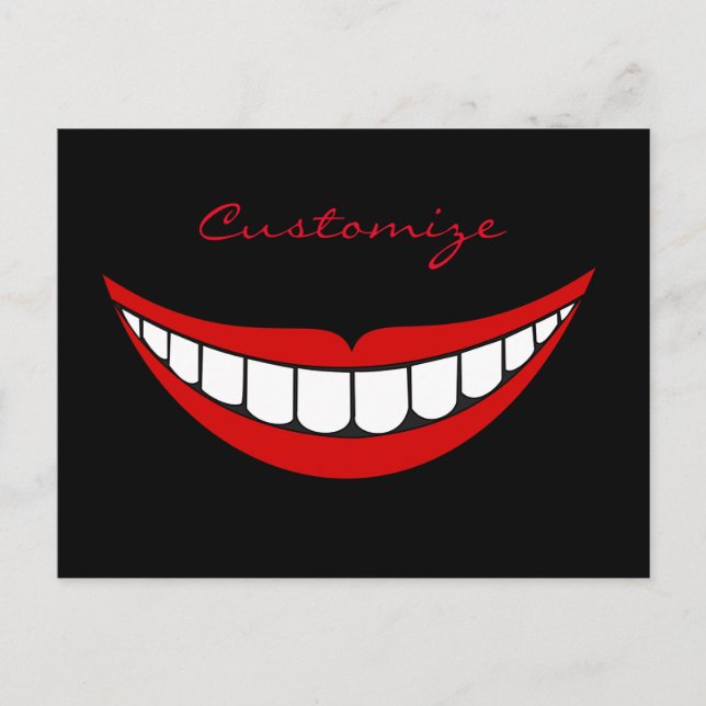 Big Smile Thunder_Cove Postkarte (Vorderseite)