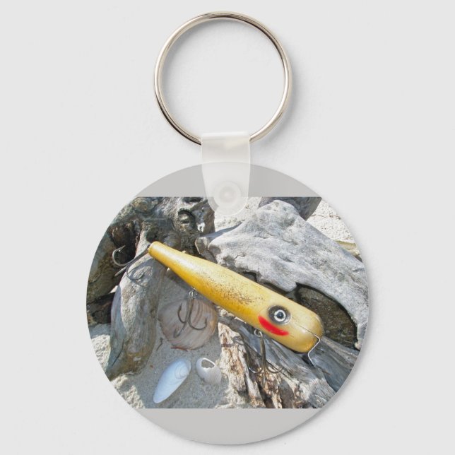 Big Snook Vintag Lure Schlüsselanhänger (Vorderseite)