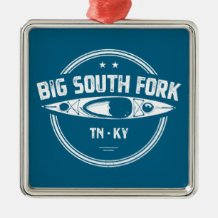 Big South Fork National River Kayak Ornament Aus Metall
