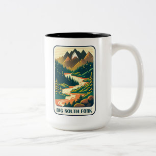 Big South Fork River Tennessee Kentucky Farben Zweifarbige Tasse