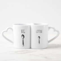 Big Spoon und Little Spoon Tasse Set