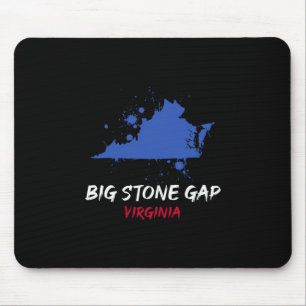 Big Stone Gap Virginia Va Farbklecks Urlaub Mousepad