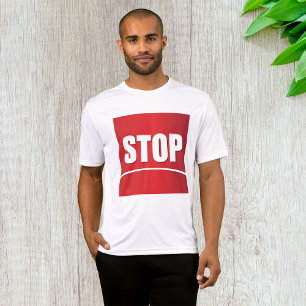Big Stopp Signierung Mens Active T - Shirt