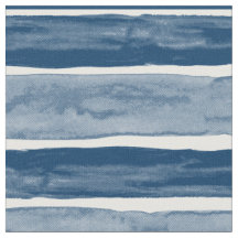 BIG STRIPE Blue Cabana Wasserfarbstreifen