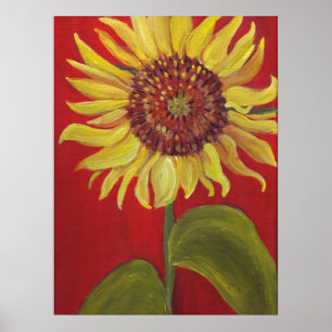 Big Sunflower bei RED Print Poster