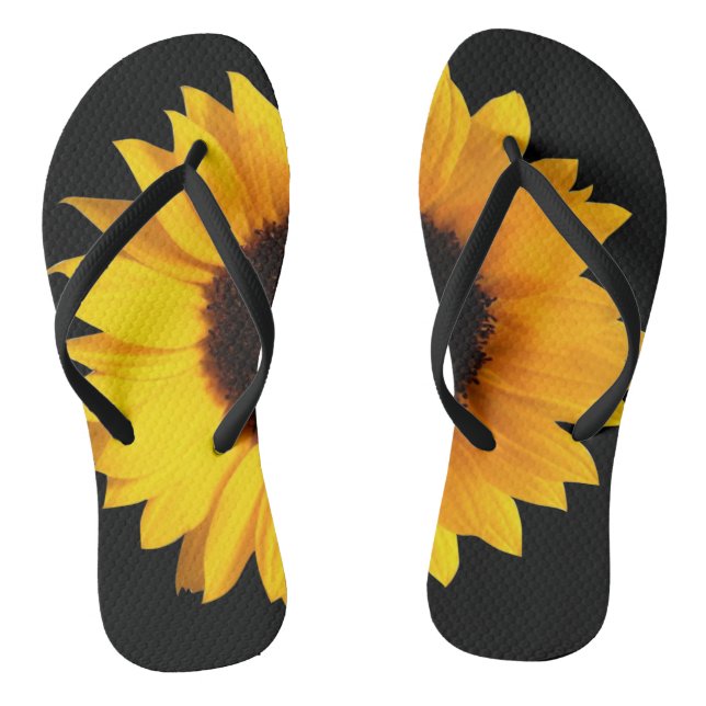 Big Sunflower Flip Flops (Fußbett)
