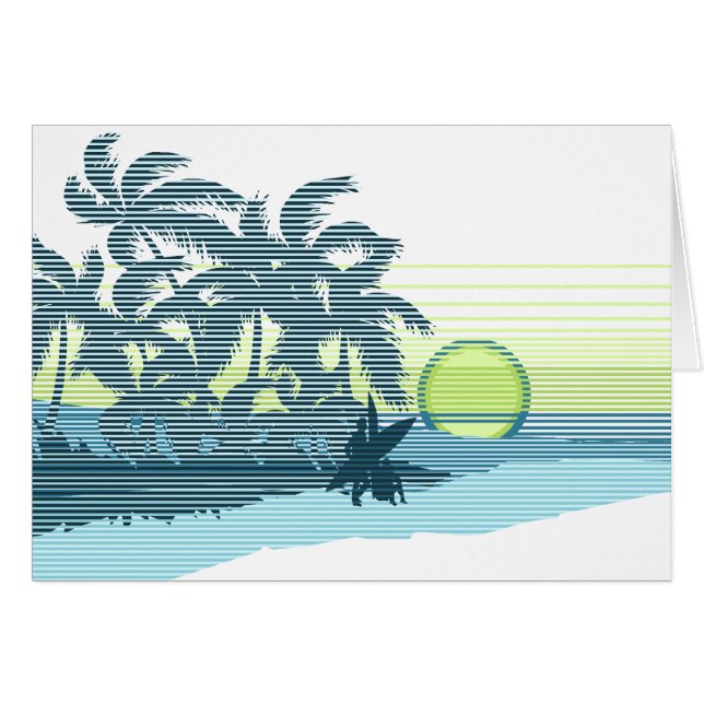 Big Sunset Strip Hawaiian Surfer (Vorderseite (Horizontal))