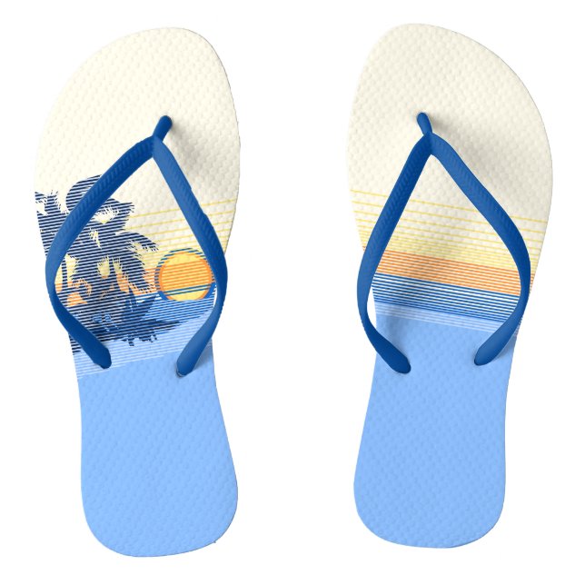 Big Sunset Strip Hawaiian Surfer Flip Flops (Fußbett)