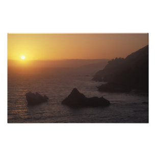 Big Sur an der Highway 101, Kalifornien, USA Fotodruck
