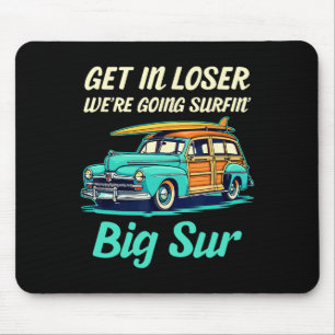 Big Sur Beach Surf Kalifornien Mädchen Frauen Männ Mousepad