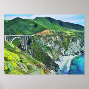 Big Sur Bixby Bridge Print Poster