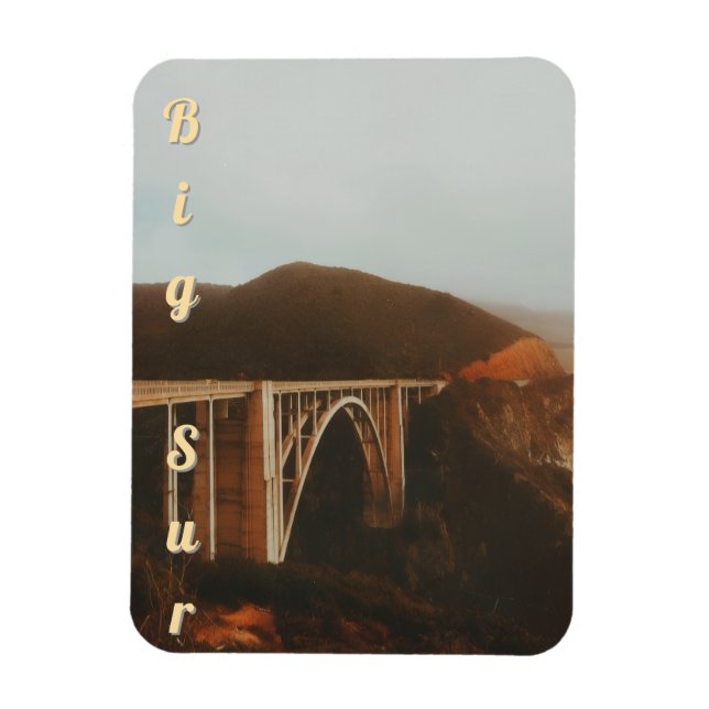 Big Sur, Bixby-Brücke, Highway 1 Magnet (Vertikal)