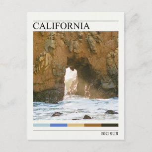 Big Sur California   Filmfotografie Postkarte