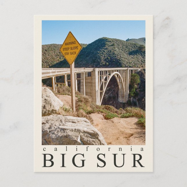 Big Sur California | Filmfotografie Postkarte (Vorderseite)