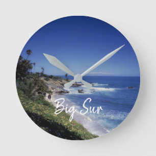 Big Sur California Küste Runde Wanduhr