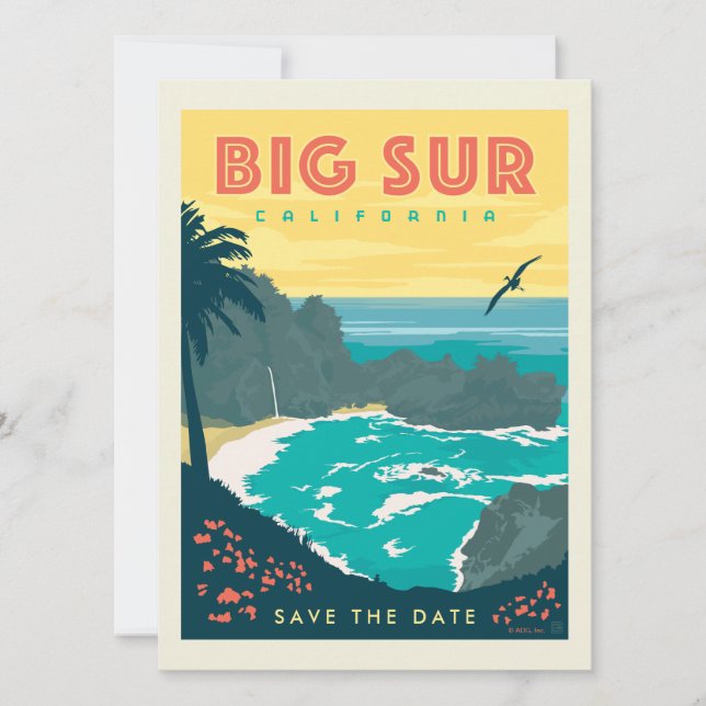 Big Sur California | Save The Date (Vorderseite)
