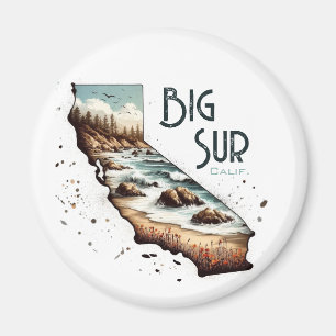 Big Sur California Souvenir-Geschenk Magnet