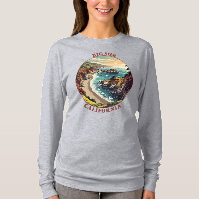 Big Sur California USA T-Shirt (Vorderseite)