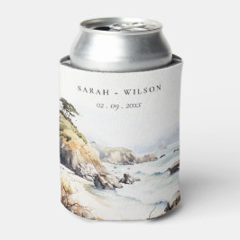 Big Sur, California Watercolor Landscape Wedding Dosenkühler