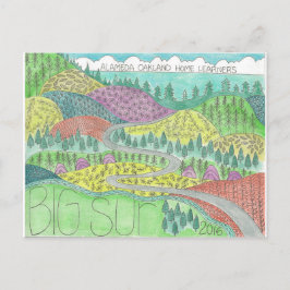 Big Sur Camping Trip 2016 Postkarte