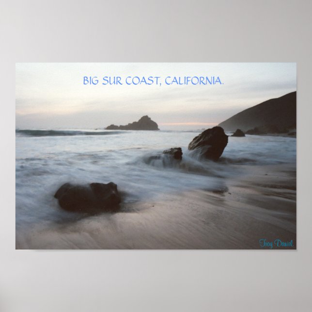 Big Sur Coast, Kalifornien. Poster (Vorne)