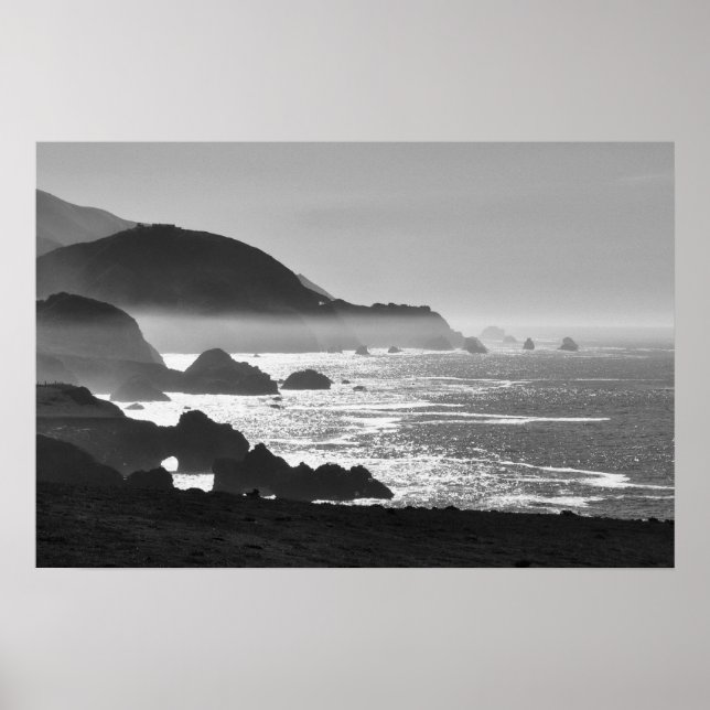 Big Sur Coast von Lisa Lavin Poster (Vorne)