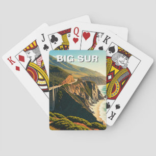 Big Sur Kalifornien Central Coast Spielkarten