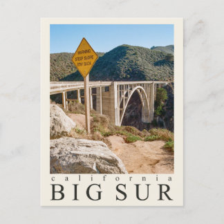Big Sur Kalifornien | Film Fotografie Postkarte