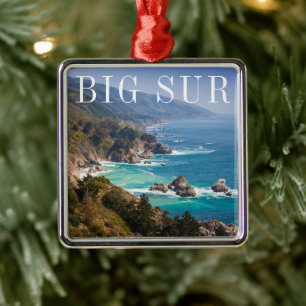Big Sur Kalifornien Küste Ornament Aus Metall