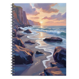 Big Sur, Kalifornien Küstenkunstmalerei Notizblock