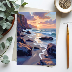 Big Sur, Kalifornien Küstenmalerei Postkarte