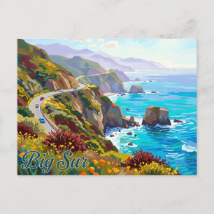 Big Sur Kalifornien Postkarte