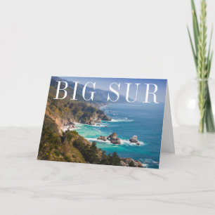 Big Sur Kalifornische Küste Danke
