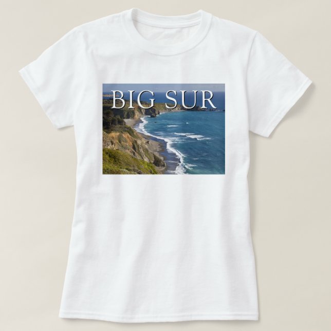 Big Sur Küste | Kalifornien T-Shirt (Design vorne)