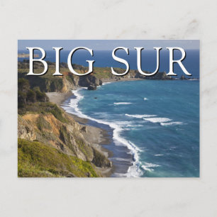 Big Sur Küstenlinie   Kalifornien   Alles Gute zum Postkarte
