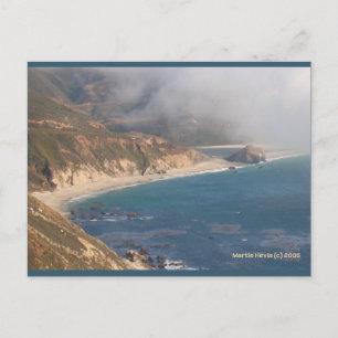 Big Sur Rocky Beach   Blue Beach Song™ Postcard Postkarte