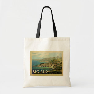 Big Sur-Taschentasche Kalifornien Vintage-Reise Tragetasche