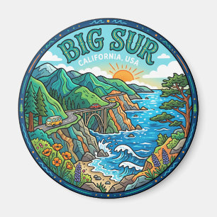 Big Sur USA Magnet