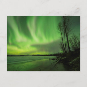Big Susitna Aurora Postkarte