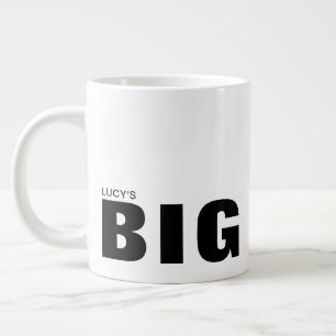 Big Tasse Personalizable Black Text Typografy