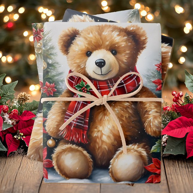 Big Teddy Bears zu 3 Weihnachten Geschenkpapier Set (Von Creator hochgeladen)
